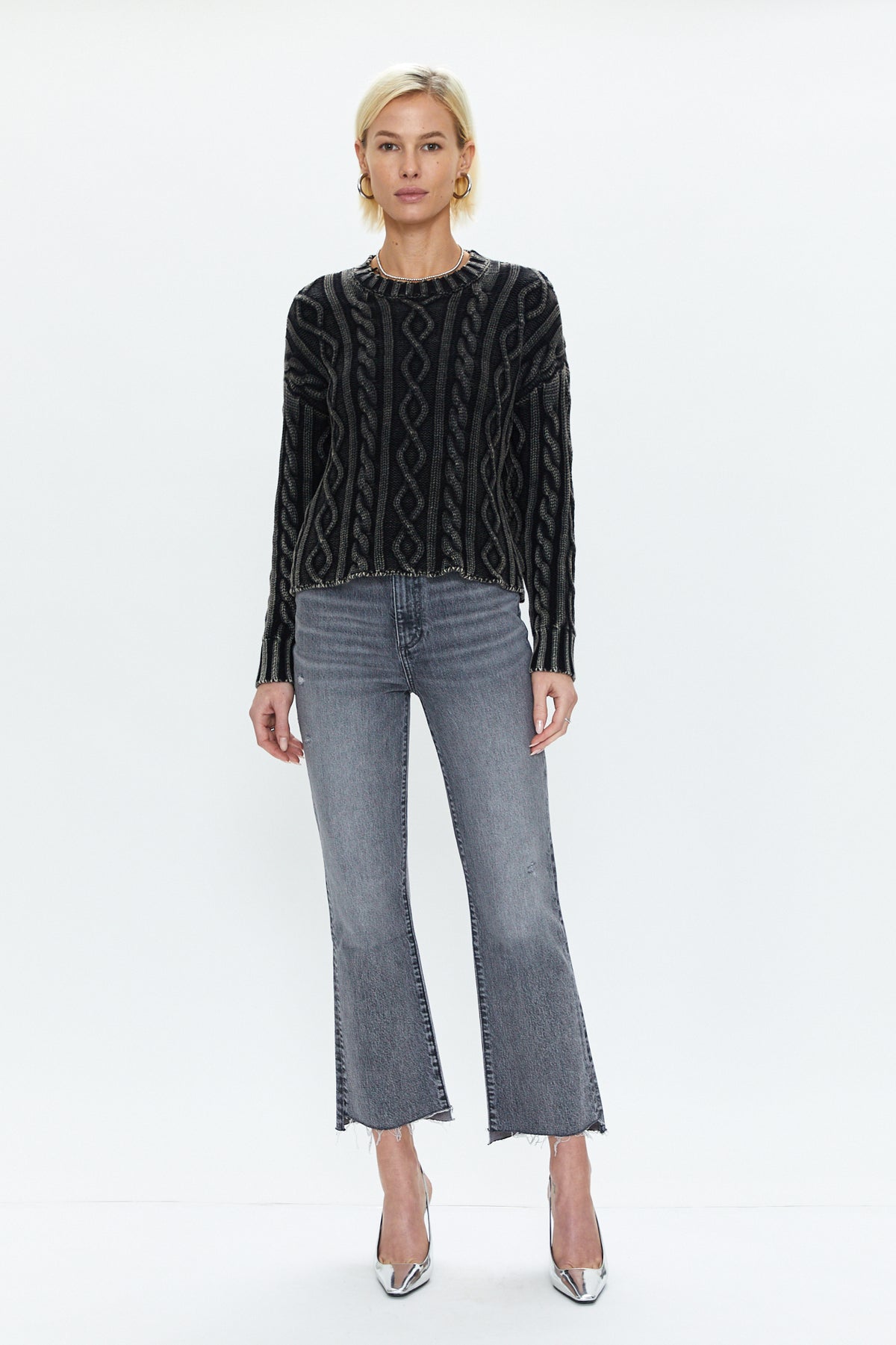 Eva Pullover Sweater - Sandwashed Black
            
              Sale
